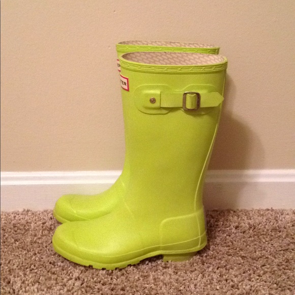 Hunter Shoes - Green Hunter Boots